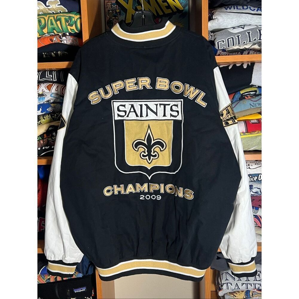 Y2K NFL New Orleans Saints 2009 Super Bowl Champions Jacket